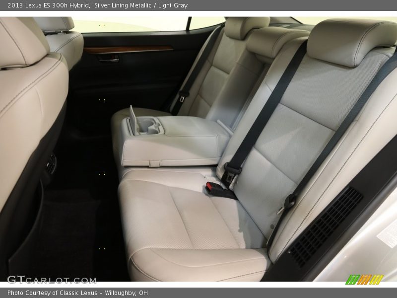 Silver Lining Metallic / Light Gray 2013 Lexus ES 300h Hybrid