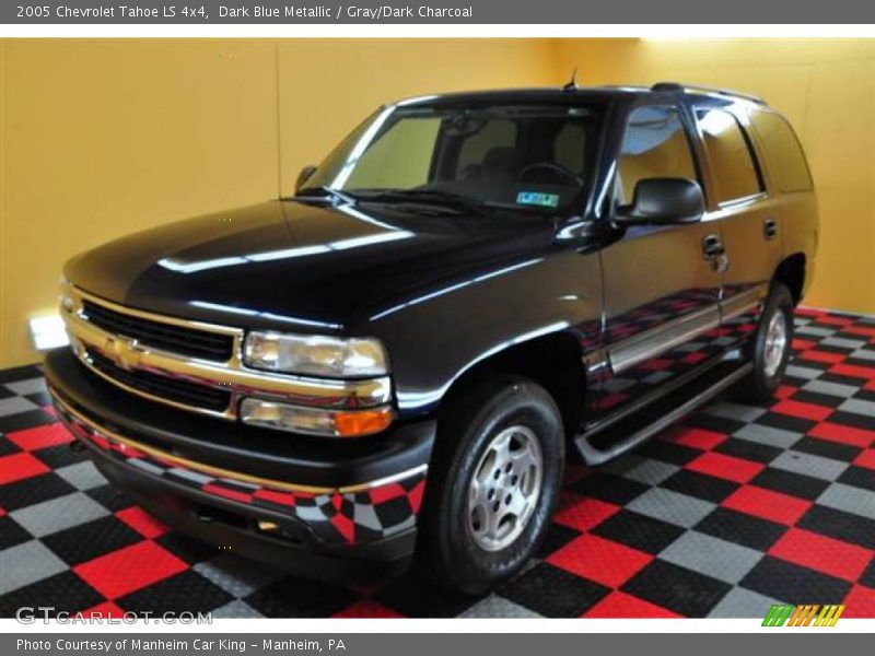 Dark Blue Metallic / Gray/Dark Charcoal 2005 Chevrolet Tahoe LS 4x4