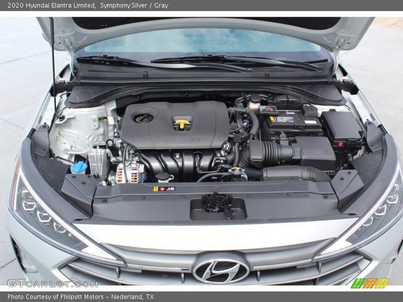 Symphony Silver / Gray 2020 Hyundai Elantra Limited