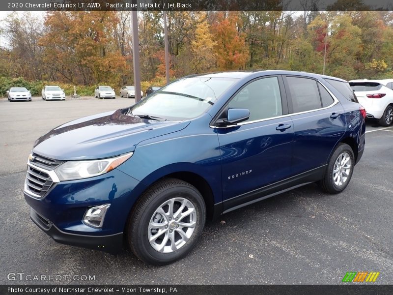 Pacific Blue Metallic / Jet Black 2020 Chevrolet Equinox LT AWD
