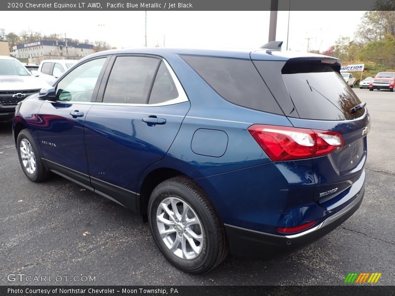 Pacific Blue Metallic / Jet Black 2020 Chevrolet Equinox LT AWD