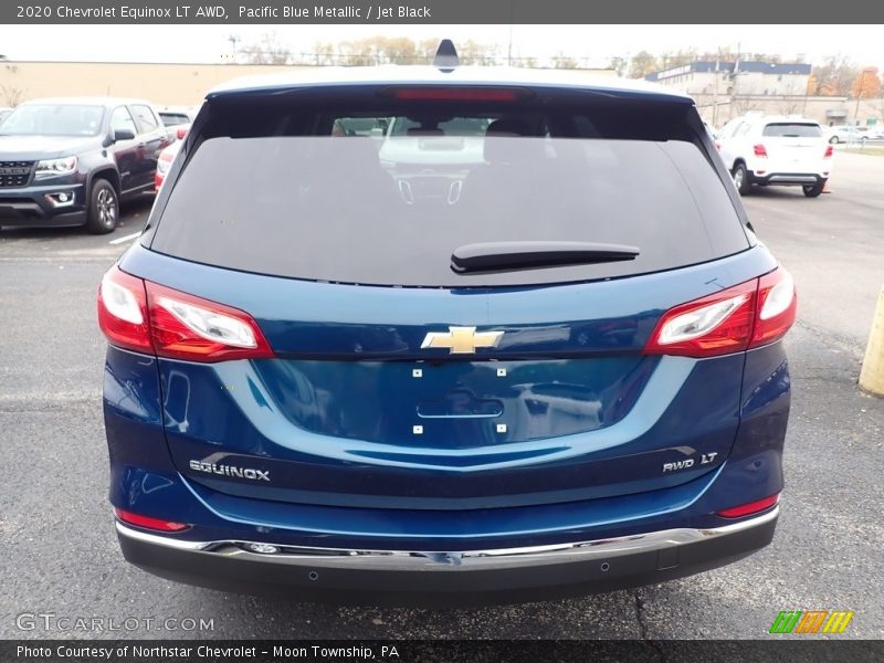 Pacific Blue Metallic / Jet Black 2020 Chevrolet Equinox LT AWD