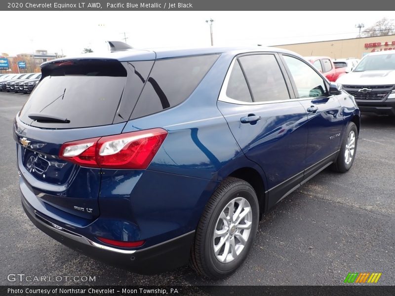 Pacific Blue Metallic / Jet Black 2020 Chevrolet Equinox LT AWD