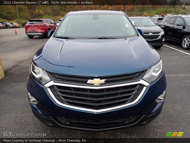 Pacific Blue Metallic / Jet Black 2020 Chevrolet Equinox LT AWD