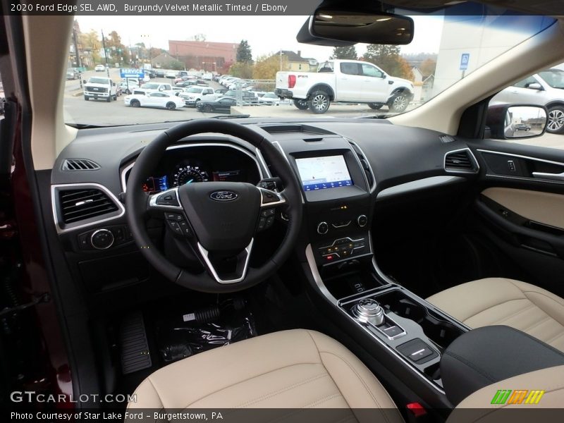 Front Seat of 2020 Edge SEL AWD