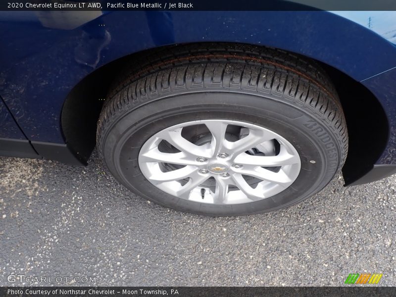 Pacific Blue Metallic / Jet Black 2020 Chevrolet Equinox LT AWD