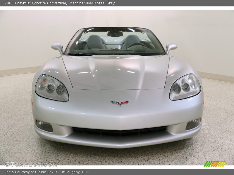 Machine Silver / Steel Grey 2005 Chevrolet Corvette Convertible
