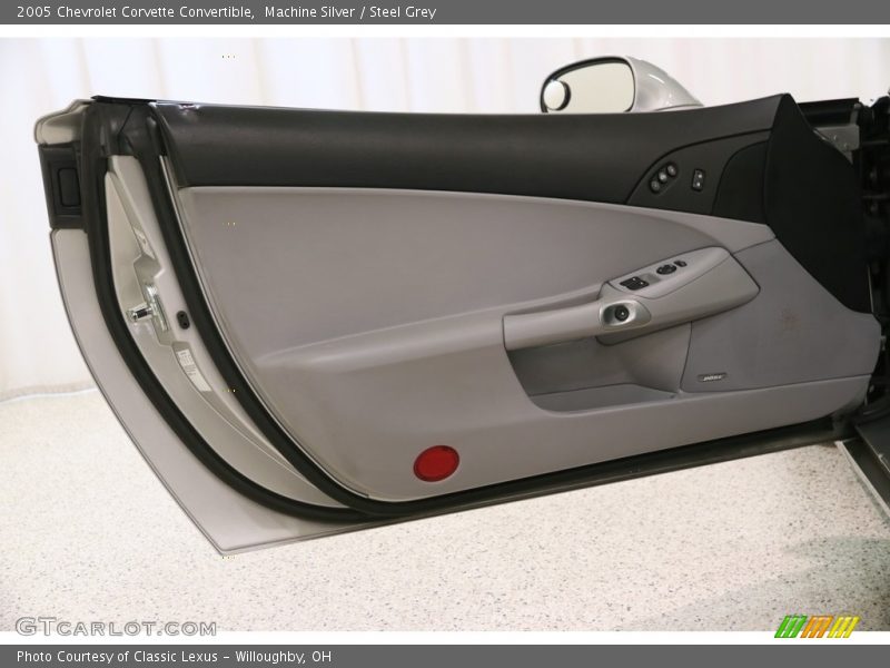 Machine Silver / Steel Grey 2005 Chevrolet Corvette Convertible