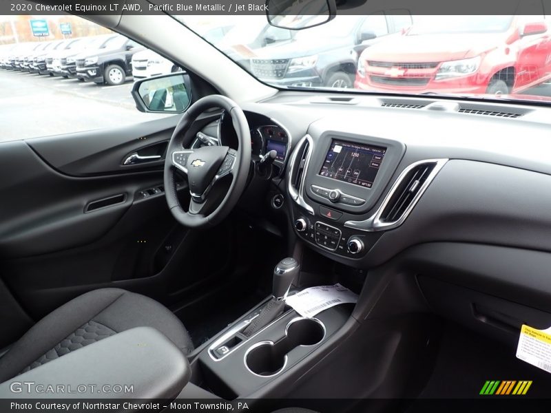Pacific Blue Metallic / Jet Black 2020 Chevrolet Equinox LT AWD