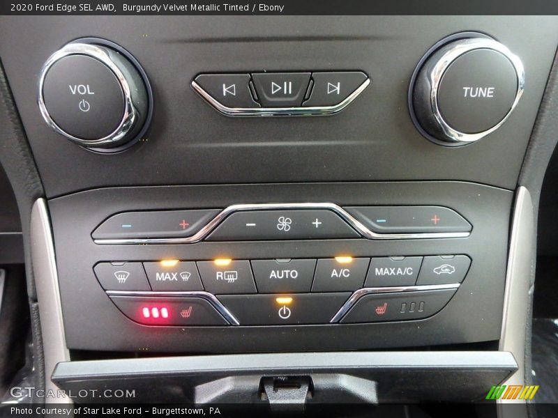 Controls of 2020 Edge SEL AWD