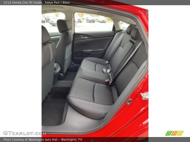 Rear Seat of 2019 Civic EX Sedan