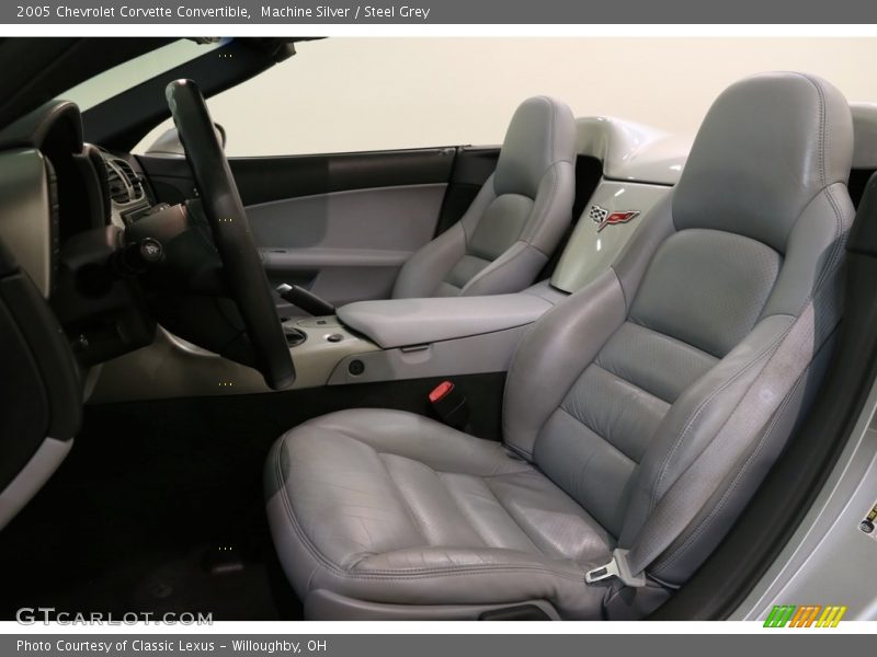 Machine Silver / Steel Grey 2005 Chevrolet Corvette Convertible