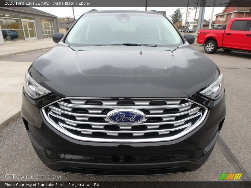 Agate Black / Ebony 2020 Ford Edge SE AWD