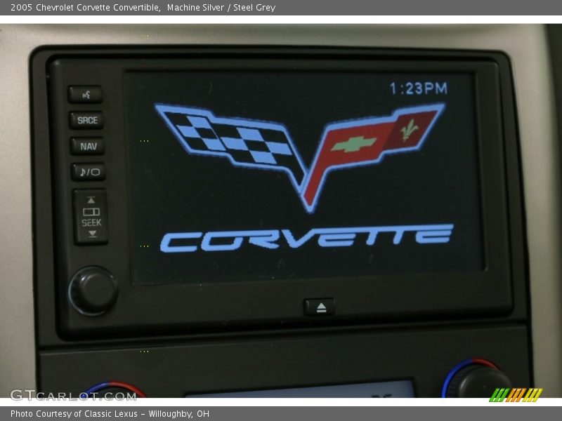 Machine Silver / Steel Grey 2005 Chevrolet Corvette Convertible