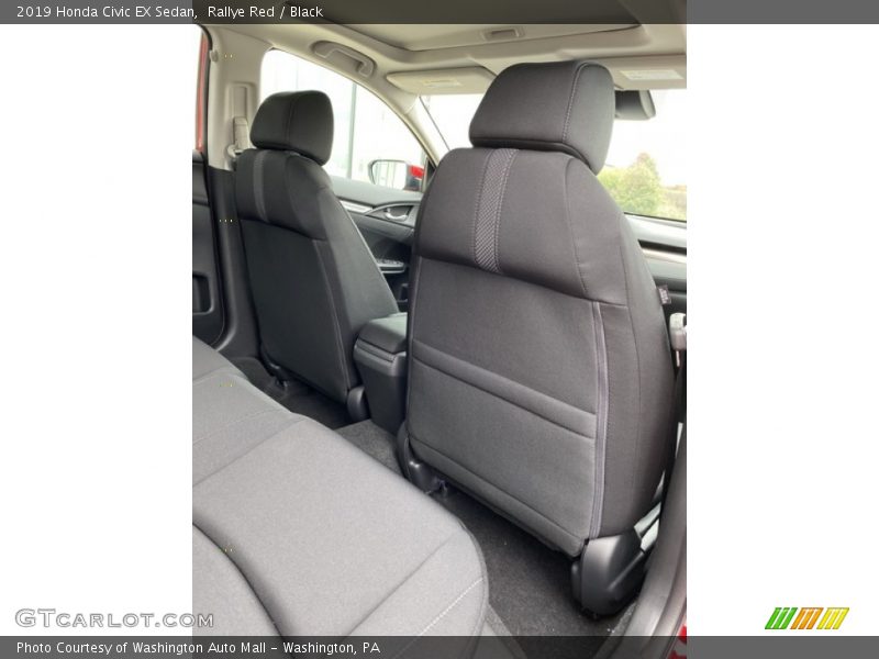 Rallye Red / Black 2019 Honda Civic EX Sedan
