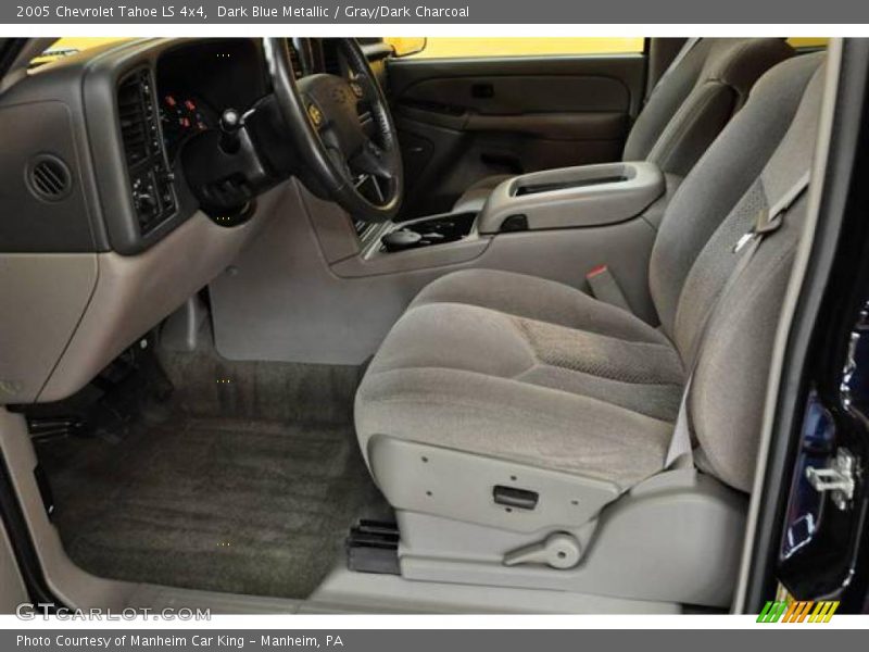 Dark Blue Metallic / Gray/Dark Charcoal 2005 Chevrolet Tahoe LS 4x4