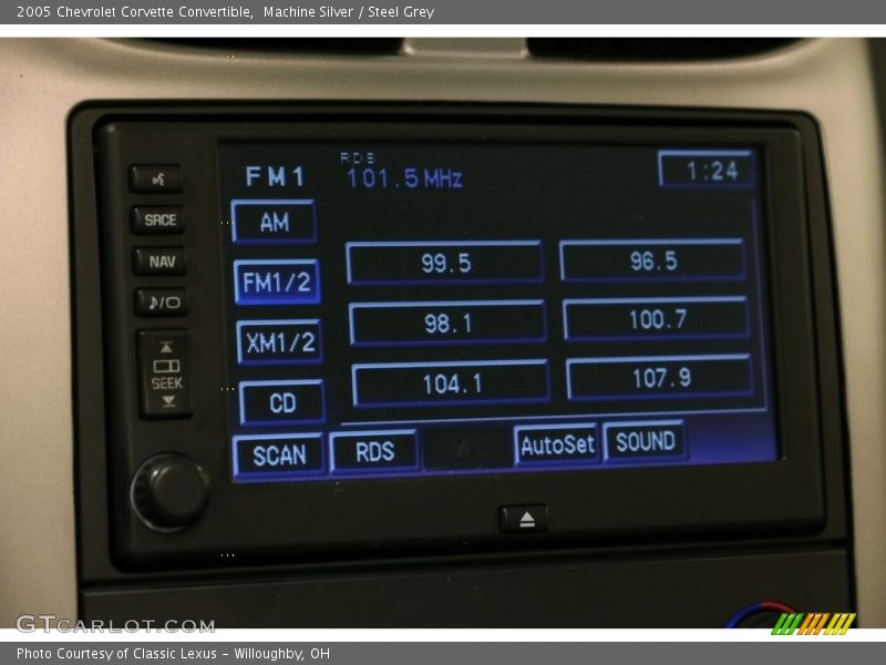 Machine Silver / Steel Grey 2005 Chevrolet Corvette Convertible