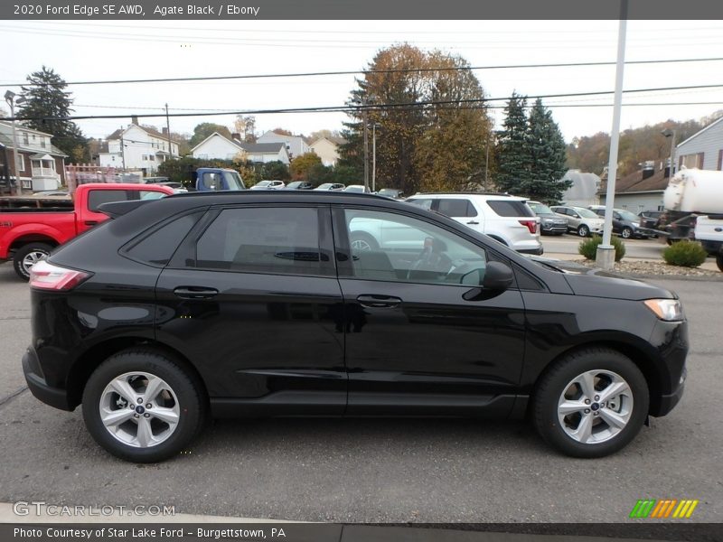 Agate Black / Ebony 2020 Ford Edge SE AWD