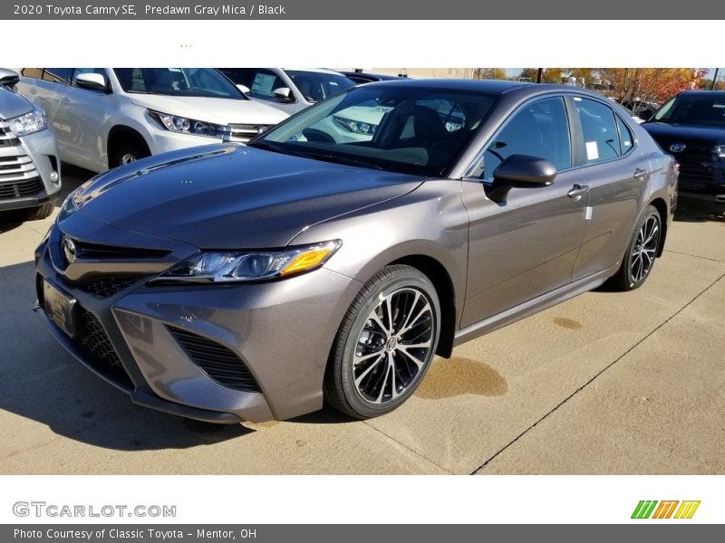 Predawn Gray Mica / Black 2020 Toyota Camry SE