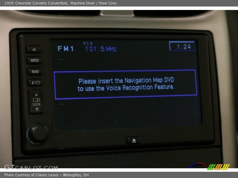 Machine Silver / Steel Grey 2005 Chevrolet Corvette Convertible