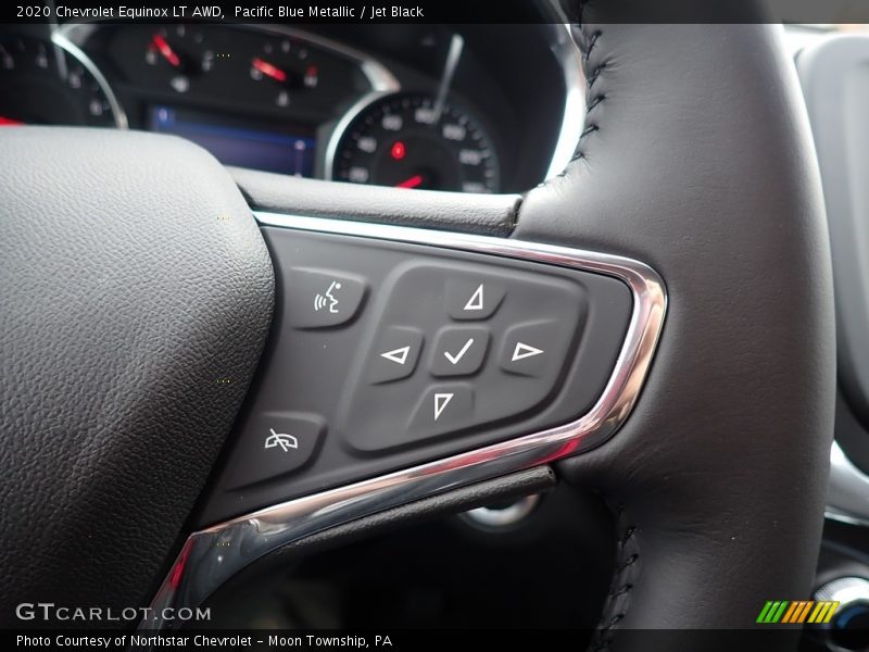 Pacific Blue Metallic / Jet Black 2020 Chevrolet Equinox LT AWD