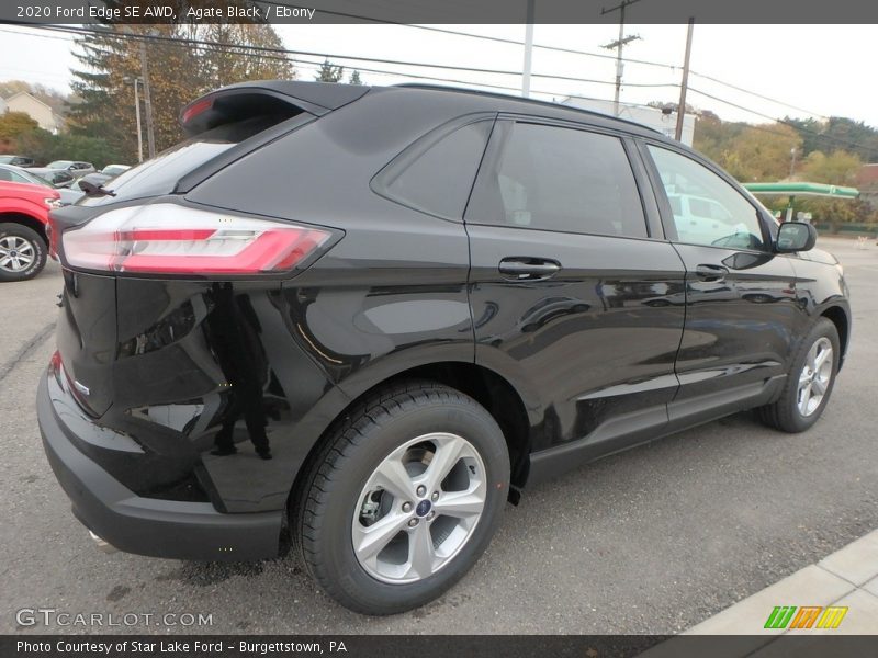 Agate Black / Ebony 2020 Ford Edge SE AWD