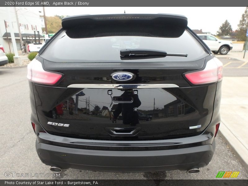 Agate Black / Ebony 2020 Ford Edge SE AWD