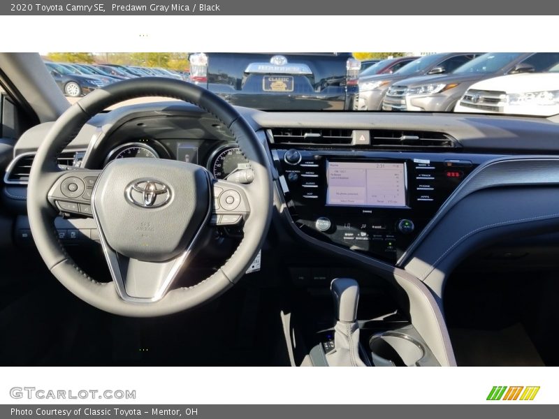 Predawn Gray Mica / Black 2020 Toyota Camry SE