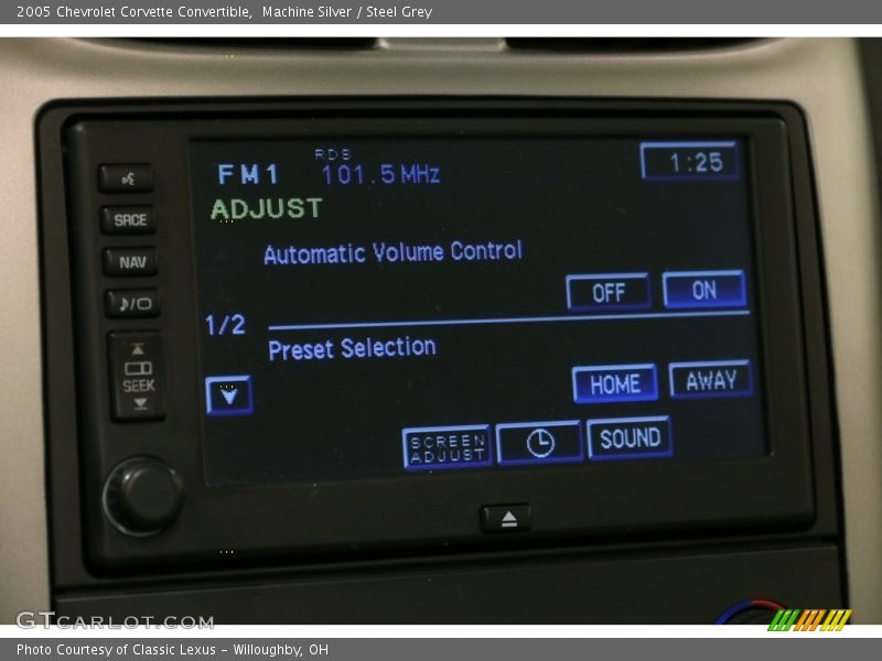 Machine Silver / Steel Grey 2005 Chevrolet Corvette Convertible