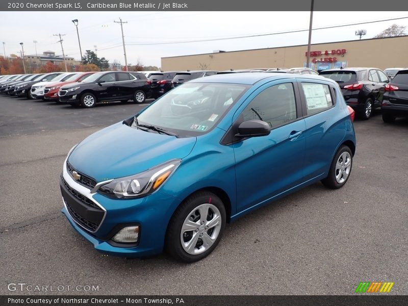Caribbean Blue Metallic / Jet Black 2020 Chevrolet Spark LS