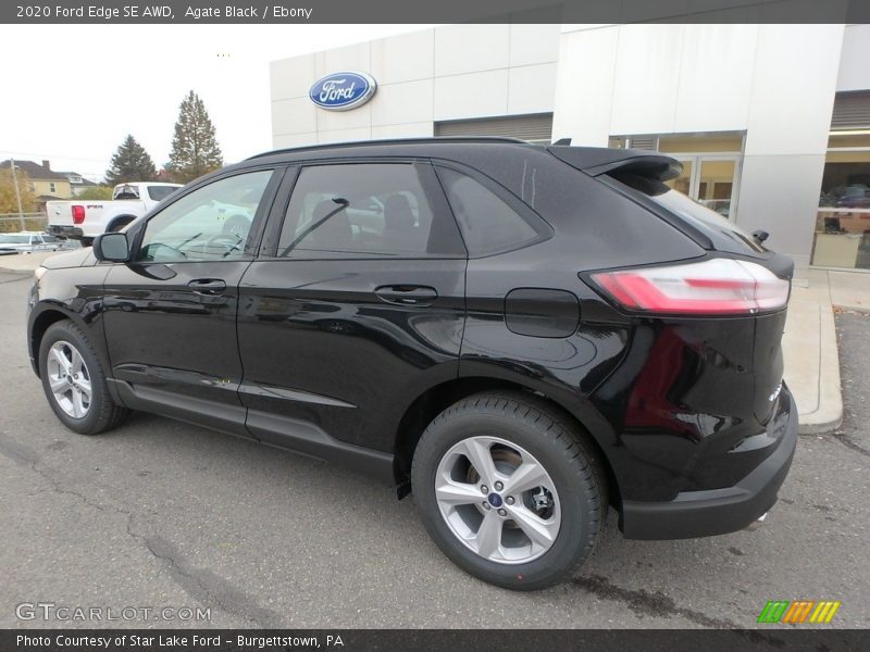 Agate Black / Ebony 2020 Ford Edge SE AWD