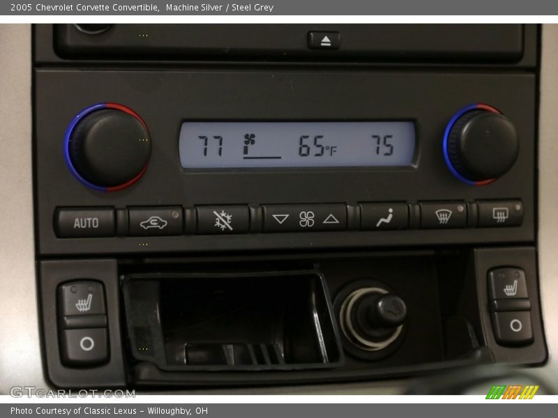 Machine Silver / Steel Grey 2005 Chevrolet Corvette Convertible