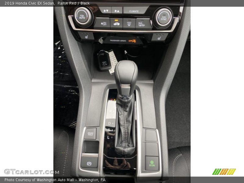  2019 Civic EX Sedan CVT Automatic Shifter