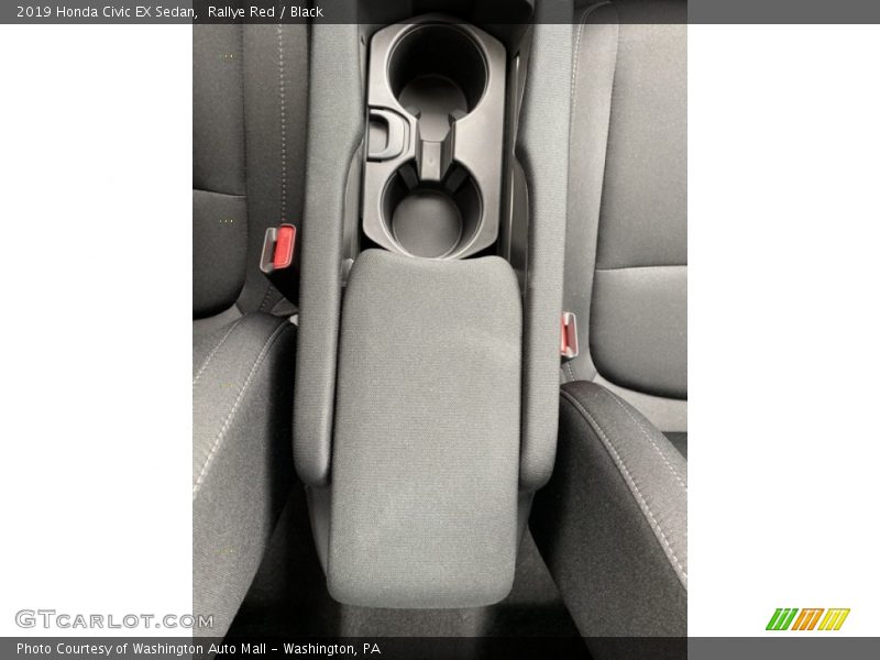 Rallye Red / Black 2019 Honda Civic EX Sedan