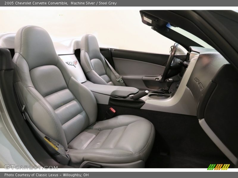 Machine Silver / Steel Grey 2005 Chevrolet Corvette Convertible