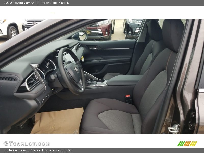 Front Seat of 2020 Camry LE