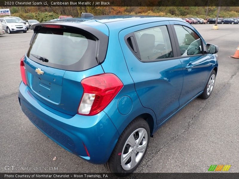 Caribbean Blue Metallic / Jet Black 2020 Chevrolet Spark LS