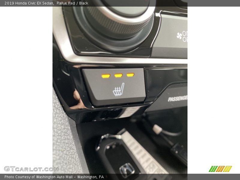 Controls of 2019 Civic EX Sedan