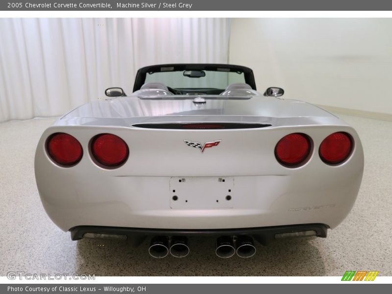 Machine Silver / Steel Grey 2005 Chevrolet Corvette Convertible