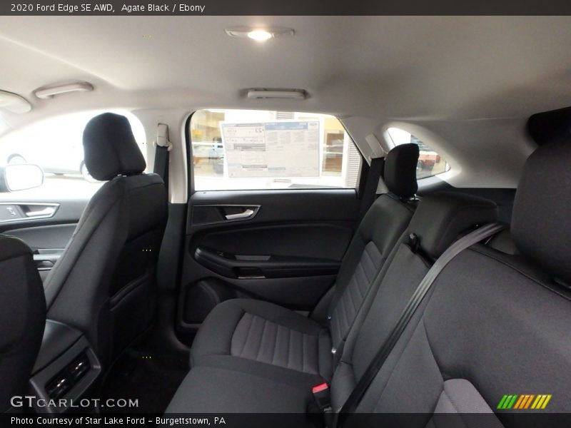Agate Black / Ebony 2020 Ford Edge SE AWD