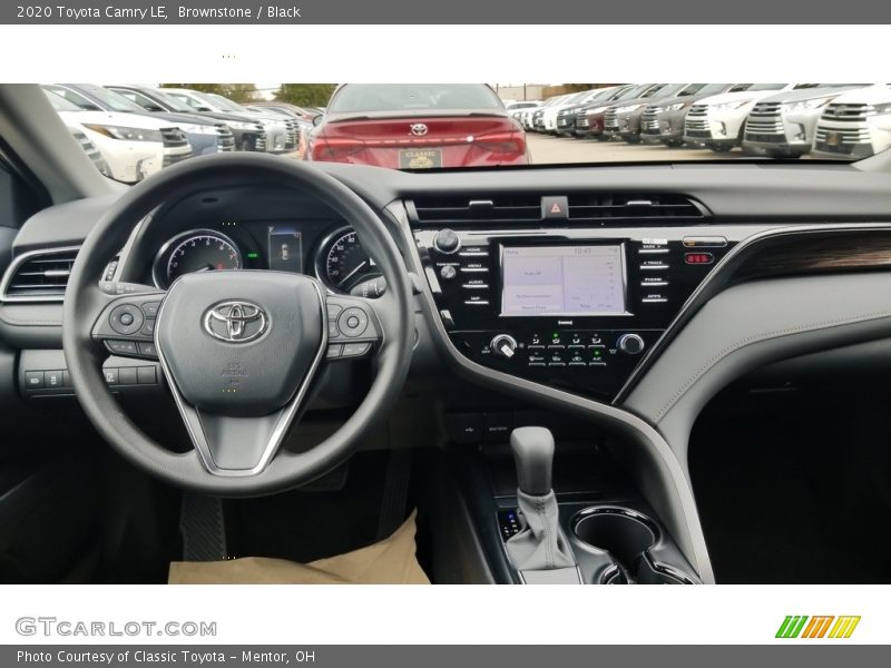 Dashboard of 2020 Camry LE