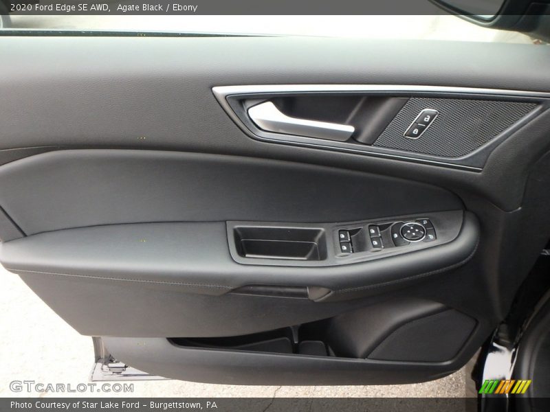 Agate Black / Ebony 2020 Ford Edge SE AWD
