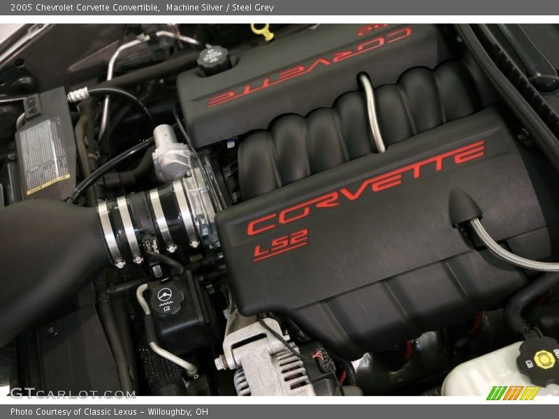 Machine Silver / Steel Grey 2005 Chevrolet Corvette Convertible