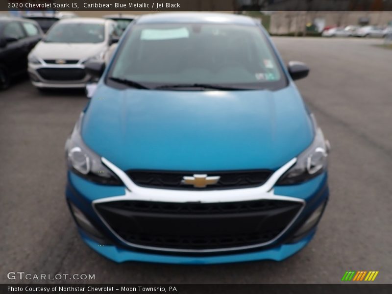 Caribbean Blue Metallic / Jet Black 2020 Chevrolet Spark LS