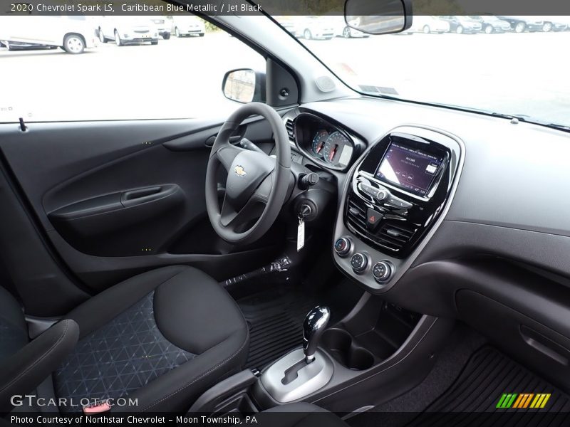 Caribbean Blue Metallic / Jet Black 2020 Chevrolet Spark LS