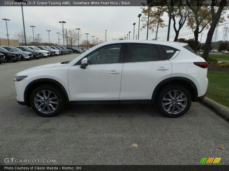 Snowflake White Pearl Mica / Black 2019 Mazda CX-5 Grand Touring AWD