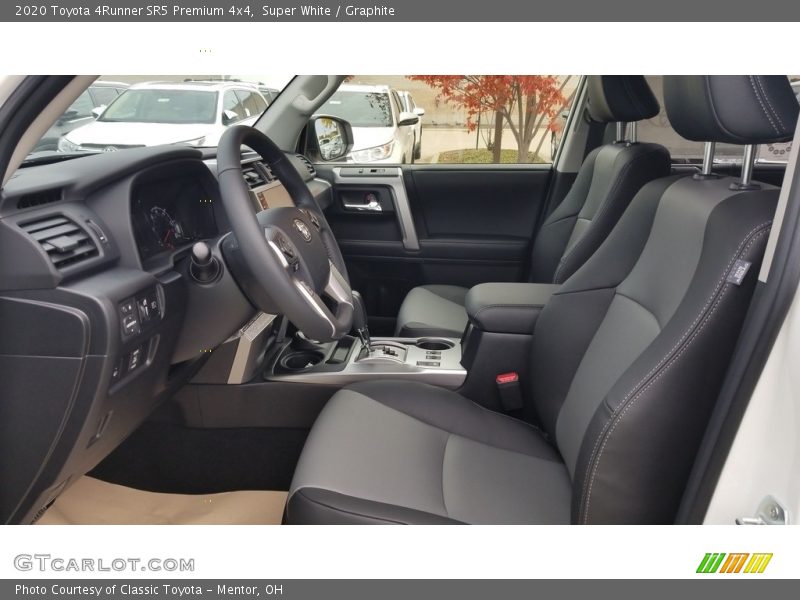 Front Seat of 2020 4Runner SR5 Premium 4x4