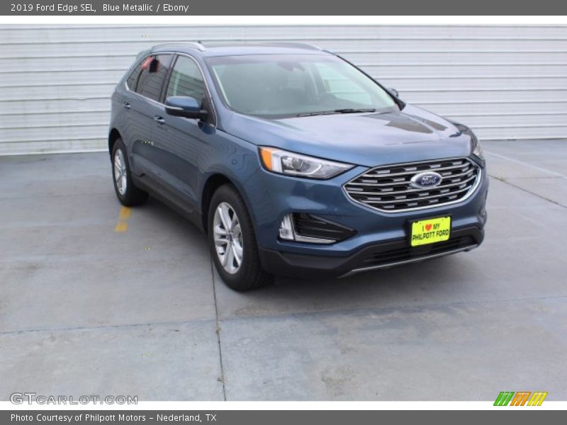 Blue Metallic / Ebony 2019 Ford Edge SEL
