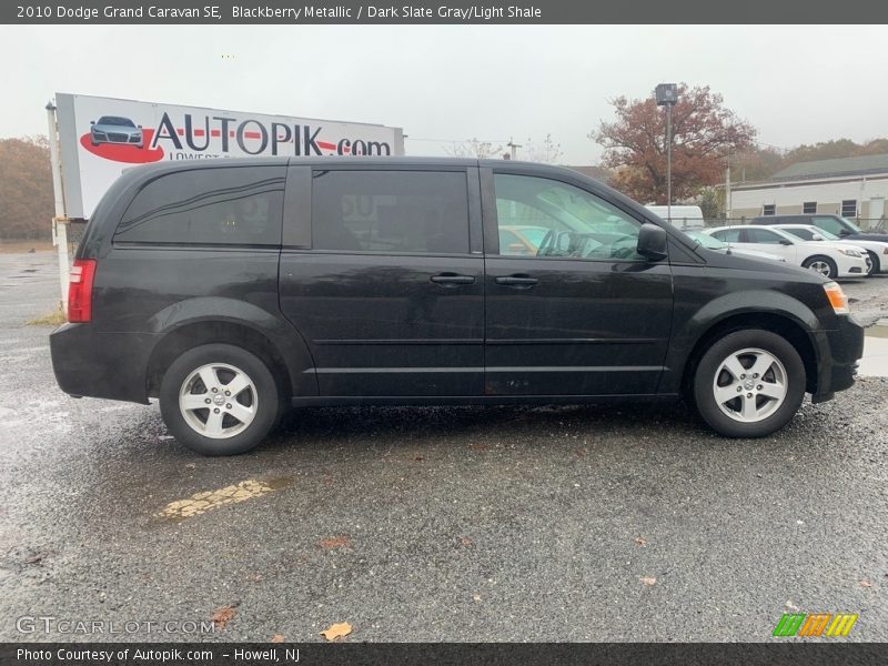 Blackberry Metallic / Dark Slate Gray/Light Shale 2010 Dodge Grand Caravan SE