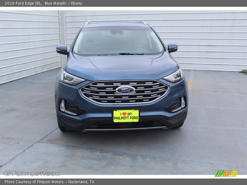 Blue Metallic / Ebony 2019 Ford Edge SEL